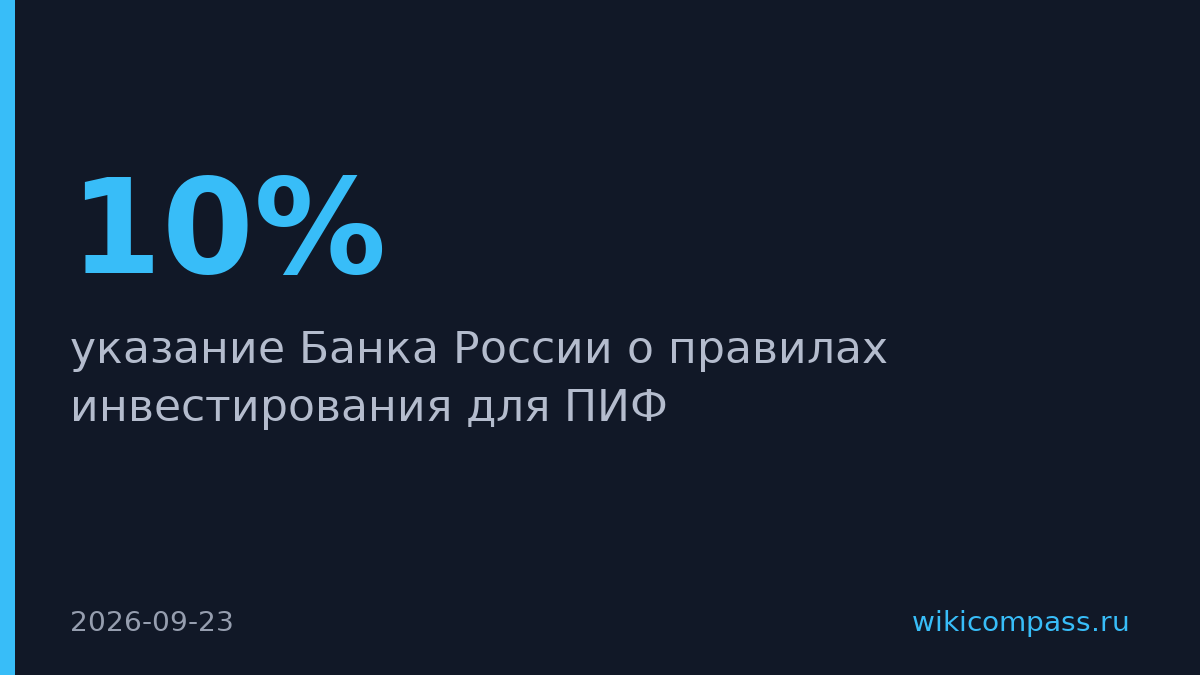 Банк России расширил активы для инвестиций розничных ПИФ