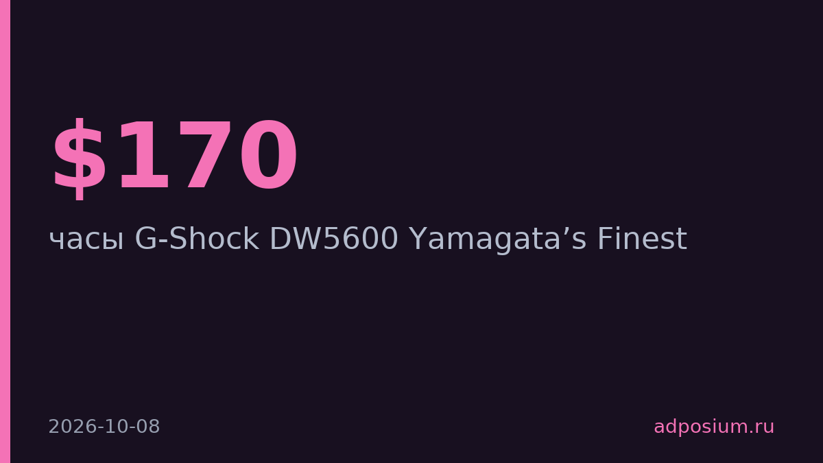 Casio выпустила G-Shock за $170 с ремешком под кожуру банана
