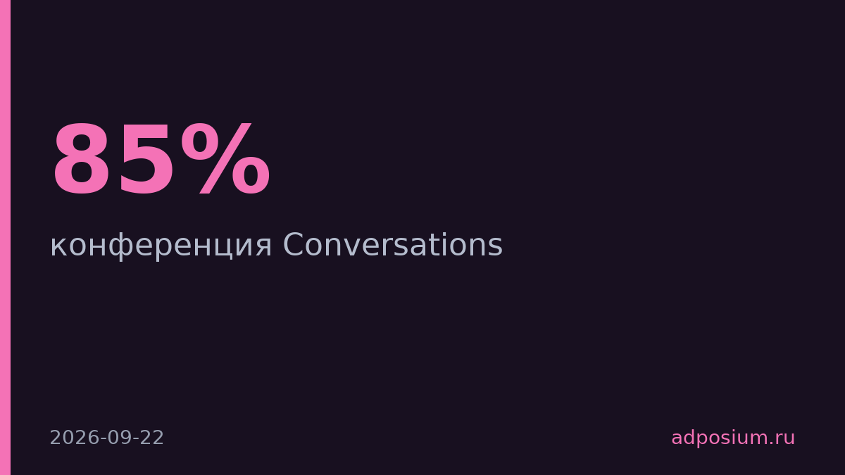Conversations 2 декабря: Альфа-Банк и Magnit OMNI покажут AI в боевых условиях