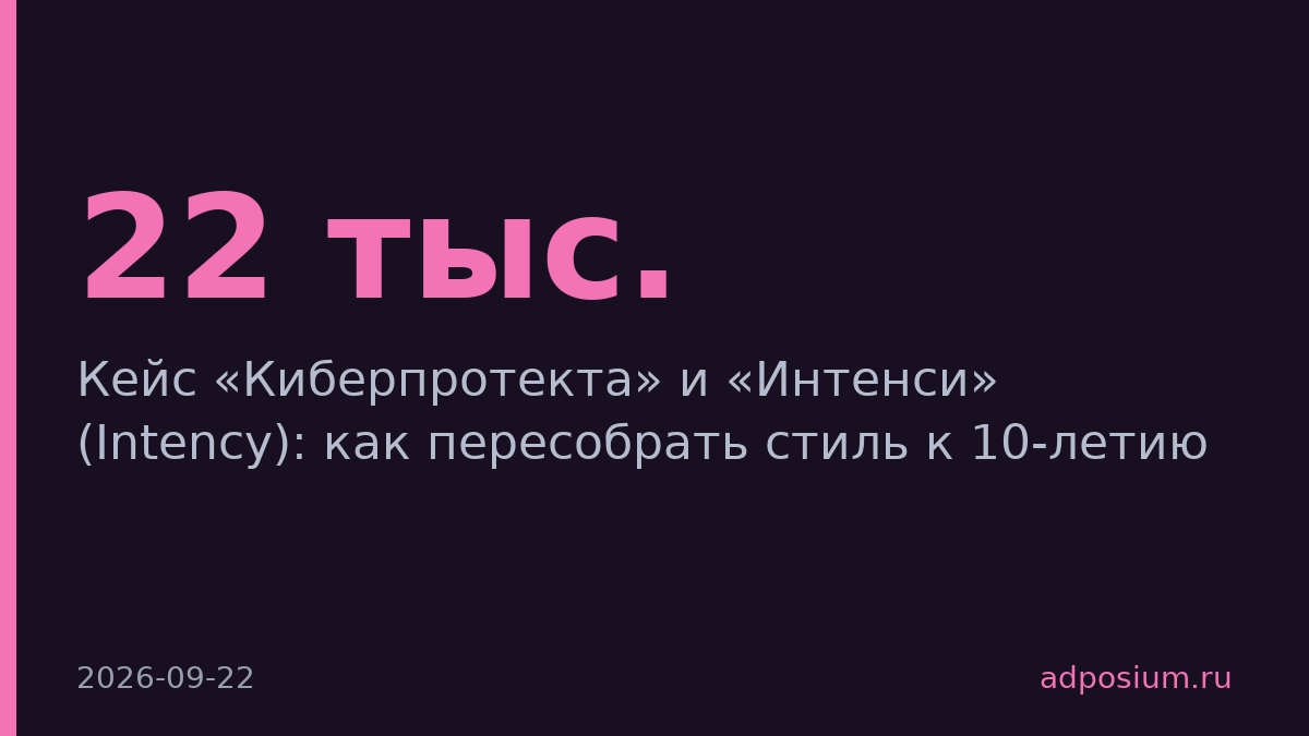 Киберпротект обновил фирменный стиль к 10-летию через дизайн-систему