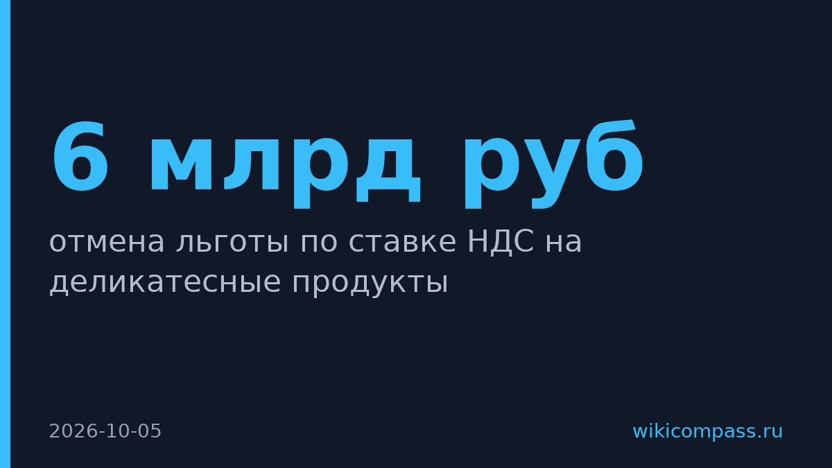 Матвиенко предложила отменить льготу на деликатесы и получить 6 млрд руб
