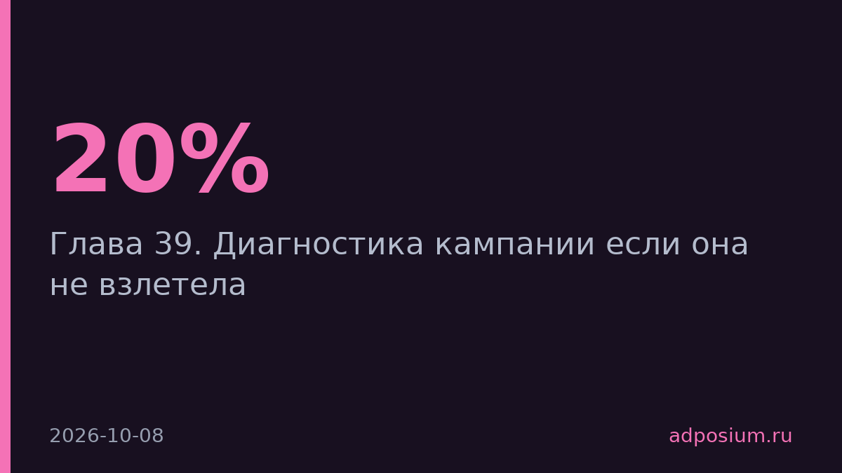 Open rate ниже 20% — первый сигнал проверять инфраструктуру аутрича