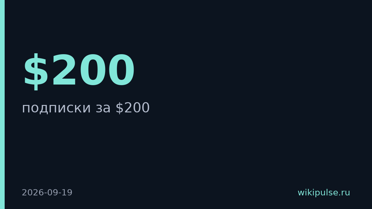 OpenAI закрыла подписки за $200 из-за нехватки мощностей