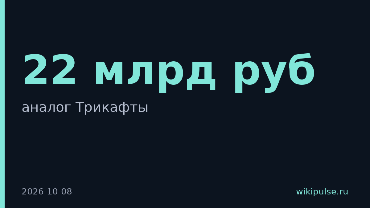 «Промомед» зарегистрировал аналог Трикафты на рынок 22 млрд рублей