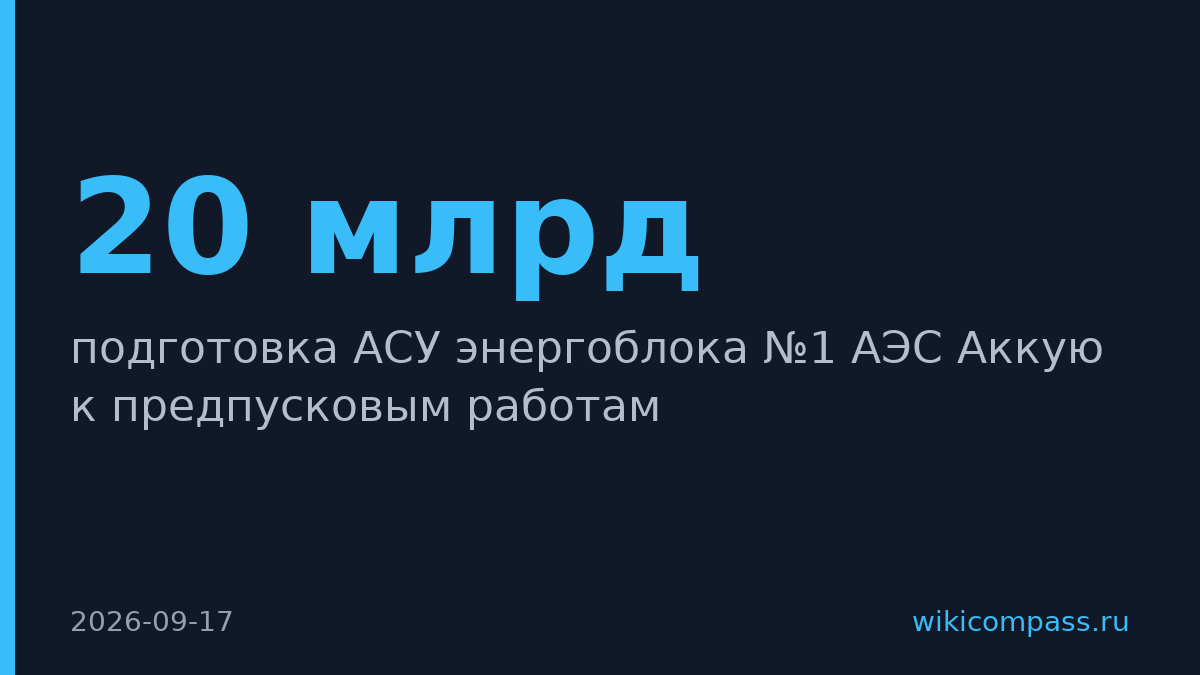 Росатом готовит АСУ первого энергоблока турецкой АЭС Аккую к пуску