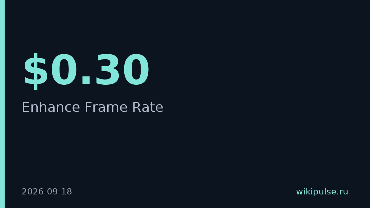 Runway запустила Enhance Frame Rate для интерполяции видео до 120 fps