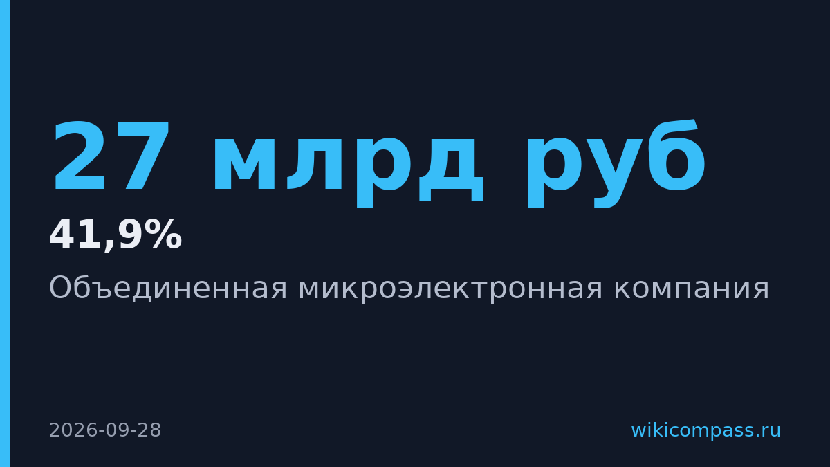 Сбер создаст Объединенную микроэлектронную компанию на базе «Интегральных систем»