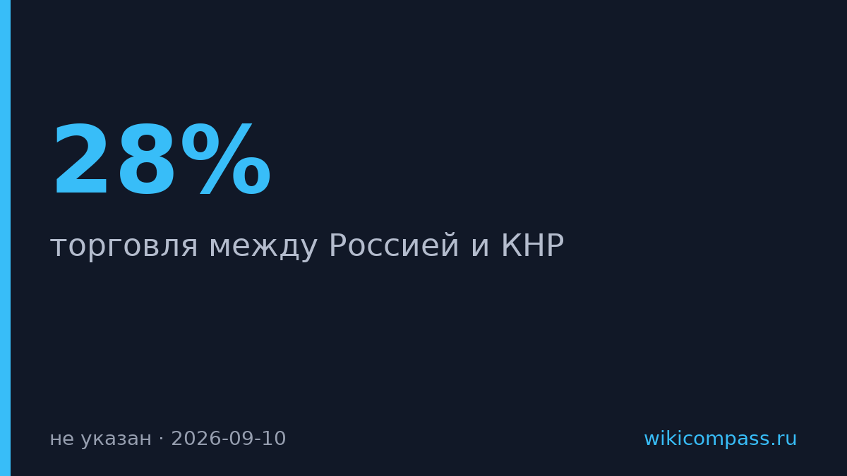 Торговля России и Китая выросла на 28%