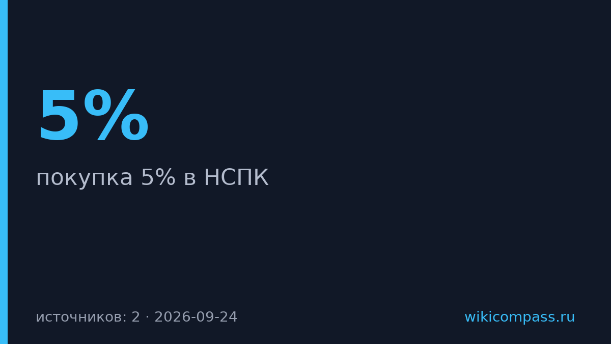 ВТБ купит 5% в НСПК оператора карт «Мир»