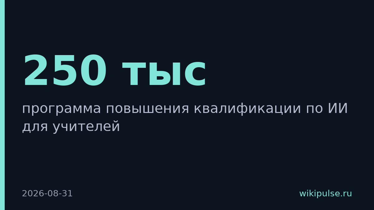 Яндекс обучит 250 тысяч учителей работать с нейросетями