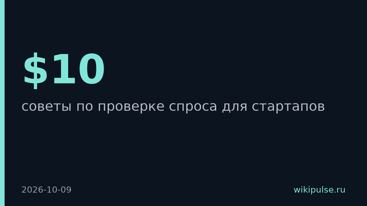Юра вышел на $10K за год, начав с проверки спроса до разработки