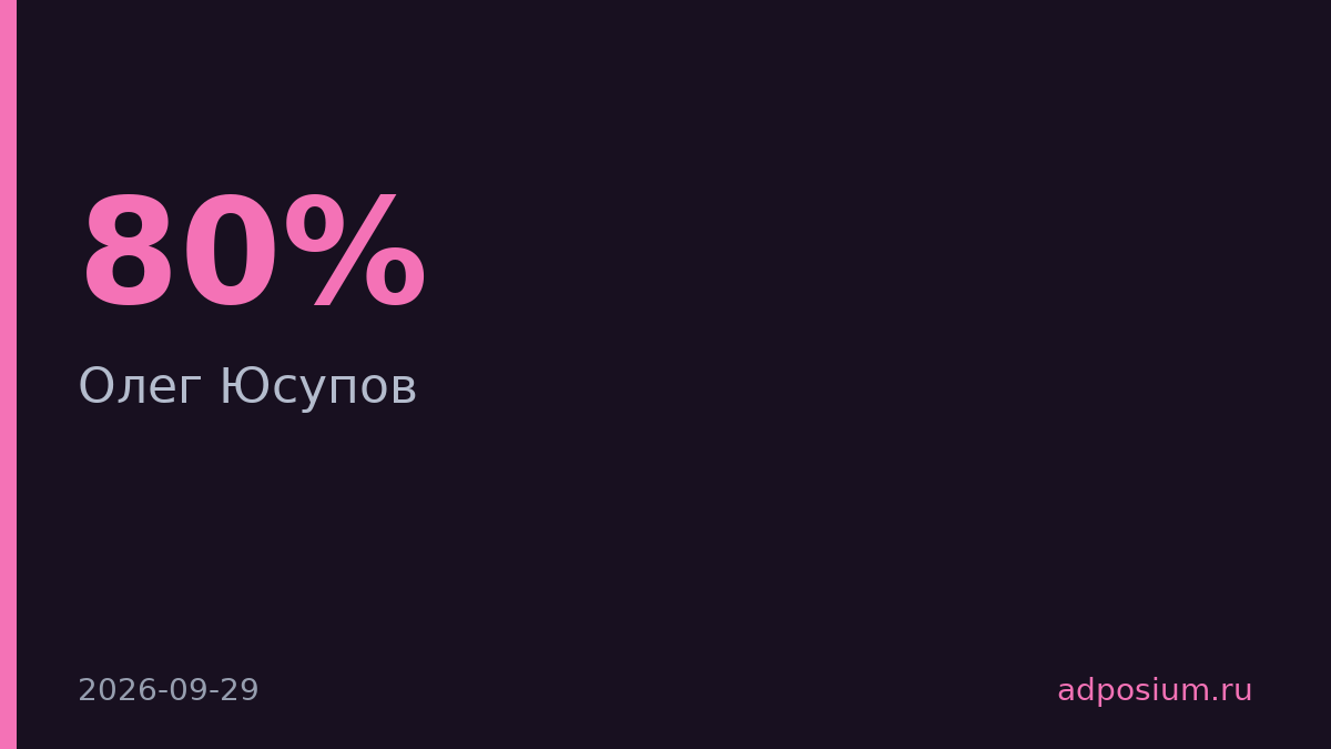 Юсупов: в 80% случаев дизайнер важнее AI-специалиста